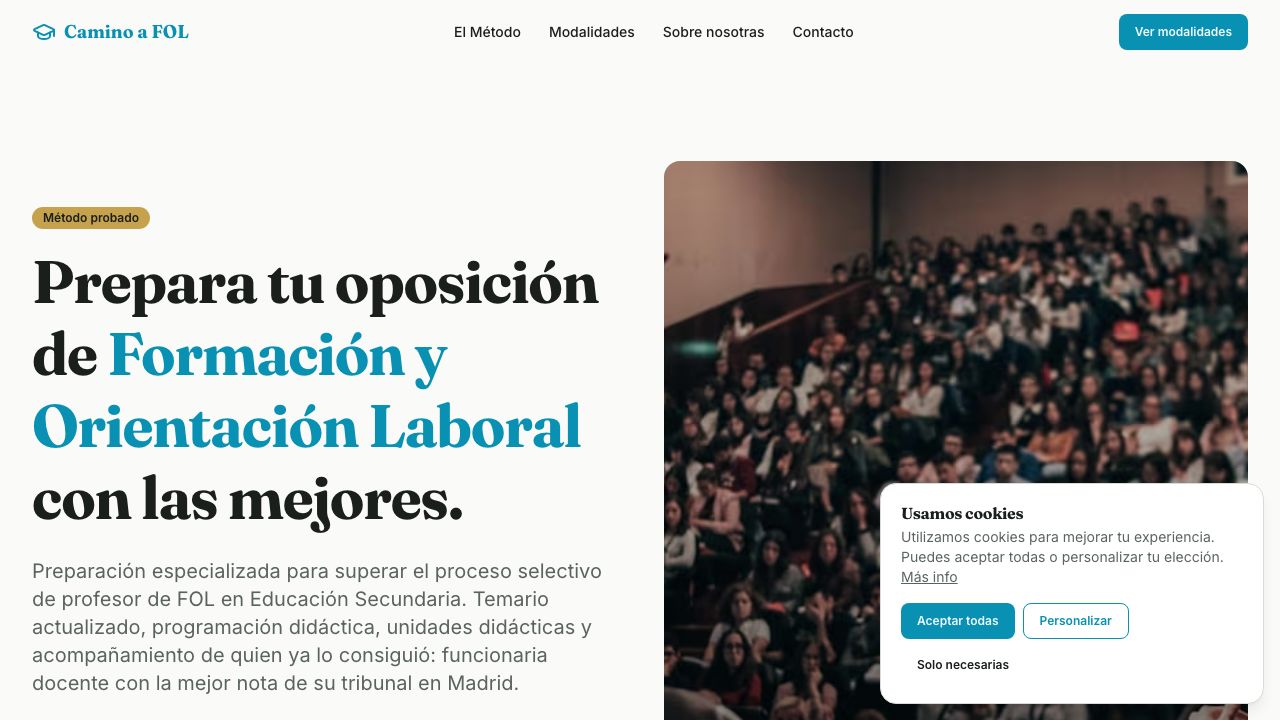 Camino a FOL — plataforma web
